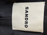 Pre-Loved Sandro Wool Trouser Suit, Crystal Accents, Small (new)