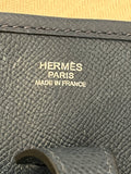 Pre Loved Hermes Evelyn in Dark Teal with Palladium Hardware