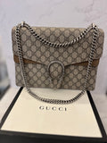Pre Loved Gucci Dionysus GG Supreme Coated Canvas Shoulder/Crossbody Large Bag (excellent)