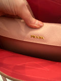 Pre Loved Prada Saffiano Leather Double Bag in Light Pink (excellent)**reserved**