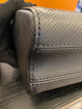Louis Vuitton Twist MM in Black Epi Leather with Jacquard Bandouliere Strap