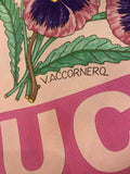 Pre Loved Gucci Flora Pansy Silk Scarf - Excellent - Reserved D