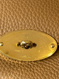 Pre Loved Mulberry Darley in Sable Leather with Gold Chain Strap (excellent)