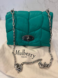 Pre Loved Mulberry Little Softie Bag in Green Nappa Leather (new)