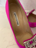 Pre Loved Manolo Blahnik Cerise Heels UK6