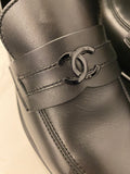 Pre Loved Chanel Black Platform Loafers UK 6.5 (new)