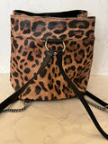 Pre Loved Dolce & Gabbana Leopard Print Backpack