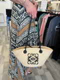Pre Loved Loewe Small Anagram Basket Tote Bag (as new)