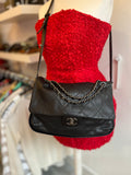 Pre Loved Chanel Ultimate Stitch Flap Messenger Bag Black Calfskin (excellent)