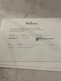 Pre Loved Mulberry Mini Kelley Shoulder Bag with Black & White Ayers Stripes