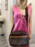 Pre Loved Louis Vuitton Vintage Monogram Reporter Shoulder or Crossbody Bag