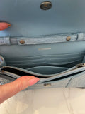 Pre Loved Balenciaga Hourglass Clutch on Chain in Blue (excellent)