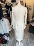 Pre Loved Tom Ford Cream Skirt Suit