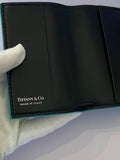 Pre Loved Tiffany & Co Bifold Compact Wallet Purse in Tiffany Blue
