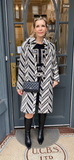 Pre Loved Missoni Chevron Wool Coat Size S