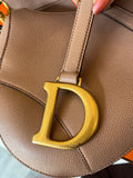 Christian Dior Saddle Bag in Nude Blush