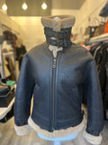 Pre Loved Redskins Shearling Aviator Jacket UK 10-12
