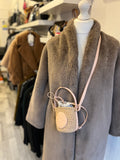 Chloe Mini Basket Crossbody Bag in Apricot (new)
