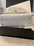 Pre Loved Chanel Coco Top Handle Bag in Iridescent Caviar Leather (Pristine)