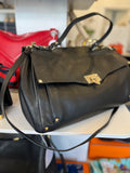 Pre Loved Valentino Garavani Black Leather Rockstud Bag