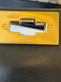 Valentino Garavani Black Leather Roman Stud Bag