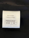 Pre Loved Chanel Jacket in Navy, Red and Cream size 36 uk8 (excellent)