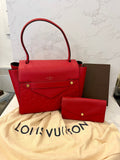 Pre Loved Louis Vuitton Trocadero Bag in Red Empreinte Leather (matching purse listed separately)