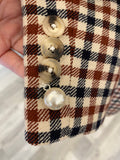 JW Anderson Single Breasted Peplum Wool Blazer UK8