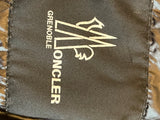 Moncler Grenoble Black Down Jacket With Hood & Fur Cuffs Size 3 fits UK 12-14
