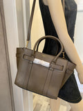 Pre Loved Mulberry Small Zipped Bayswater in Clay - NEW