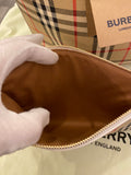 Pre Loved Burberry Medium London Canvas & Leather Tote