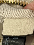 Pre Loved Gucci Interlocking GG Cream Blondie Shoulder/Crossbody Camera Bag