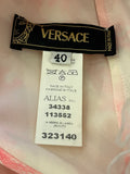 Pre Loved Versace Silk Mix Dress size 40 UK 8 (Excellent)
