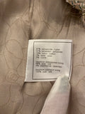 Pre Loved Chanel Gold Metallic Threads Tweed Jacket Fr46 Fits UK 14