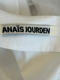 Ansis Jourden White Frill Mini Dress