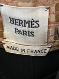Hermes Vintage Black Trousers with Contrast Stitching FR36 UK 8