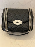 Pre Loved Mulberry Quilted Darley in Black Leather