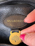Pre Loved Mulberry Small Bayswater in Black