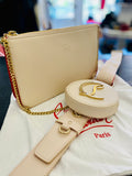 Christian Louboutin Loubila Crossbody Bag in Pale Blush