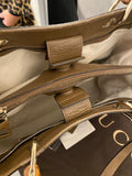 Pre Loved Gucci Bamboo Shopper Tote bag in Brown Grained Leather (SALE)