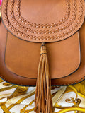 Pre Loved Chloe Hudson Shoulder/Crossbody in Tan (excellent)