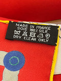 Pre Loved Hermes Cannes et Cannes 90cm silk scarf (excellent)