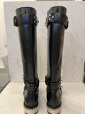 Pre Loved Alexander McQueen Long Hobnail Boots UK 4