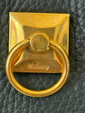Pre Loved Mulberry Small Iris in Heavy Grain Green Leather