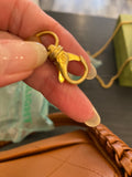 Chanel Tan Braided Handle Chain Hobo