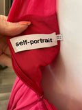 Pre Loved Self Portrait Pink Midi Dress Uk14 (excellent)