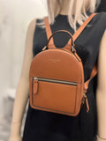 Pre Loved Aspinal of London Tan Leather Reporter Backpack Bag (as new)