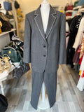 Pre-Loved Sandro Wool Trouser Suit, Crystal Accents, Small (new)