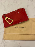 Pre Loved Louis Vuitton Coin Purse in Red Empreinte Patent Leather