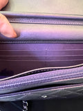 Chanel Wallet on Chain in Iridescent Purple Leather